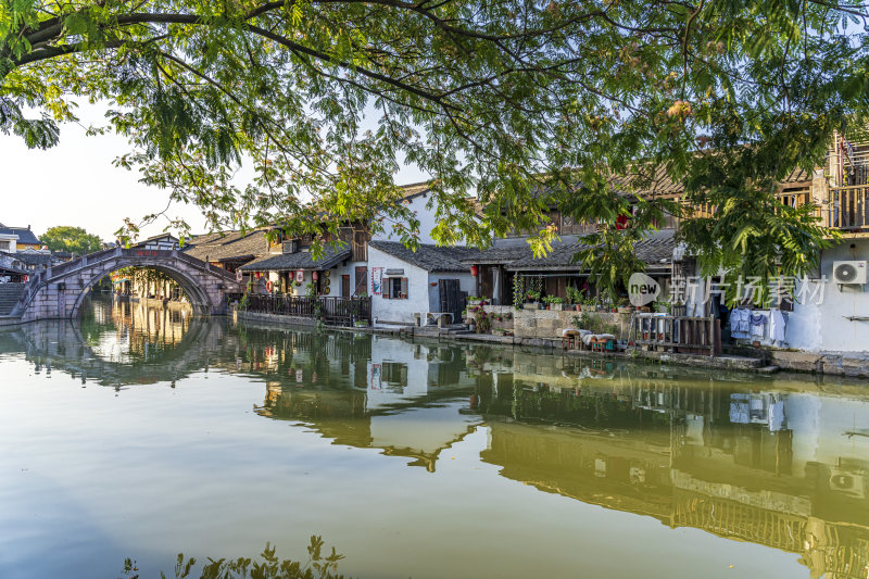 绍兴安昌古镇江南水乡风景