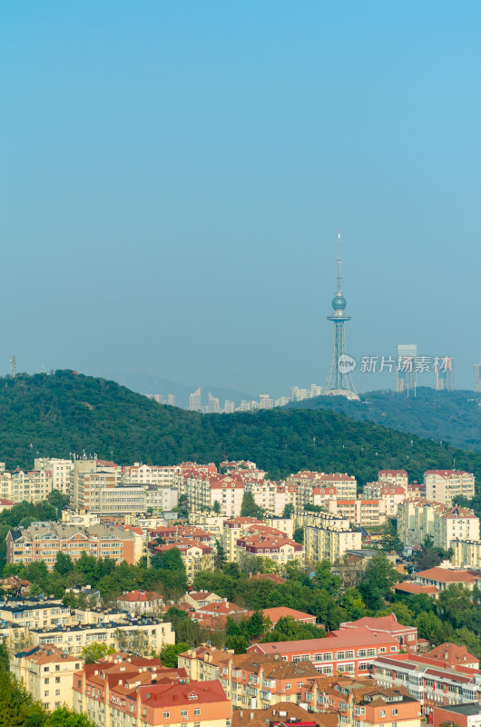 中国山东青岛市信号山风景