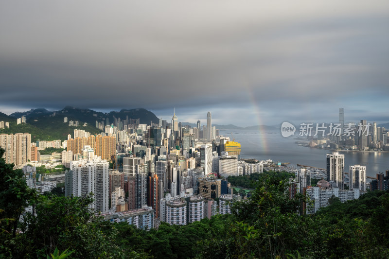 香港维多利亚港CBD中环