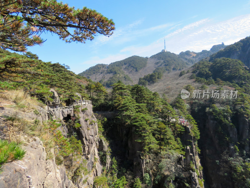 中国安徽黄山旅游风光