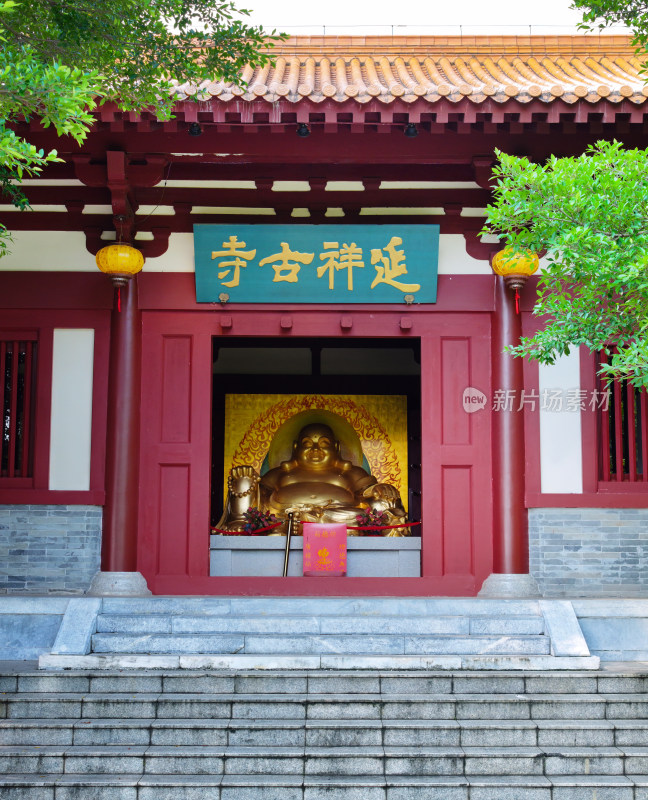 惠州市博罗县罗浮山风景名胜区延祥古寺航拍