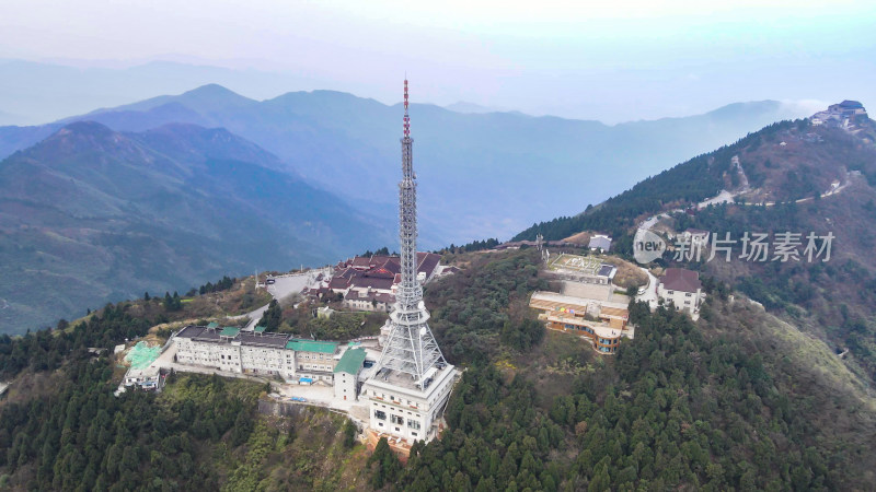 湖南南岳衡山5A景区航拍图