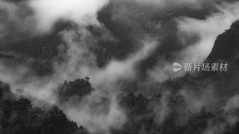 航拍武夷山风光