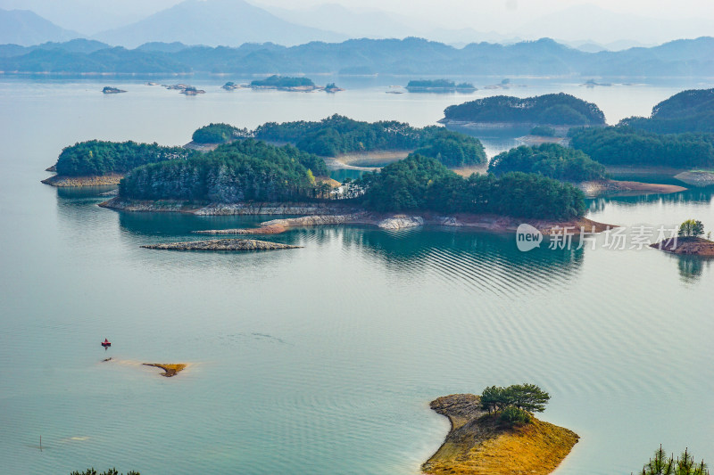 浙江杭州淳安5A景区千岛湖风景区