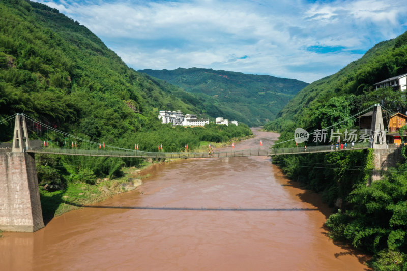 贵州赤水河上红色历史文化丙安古镇美景