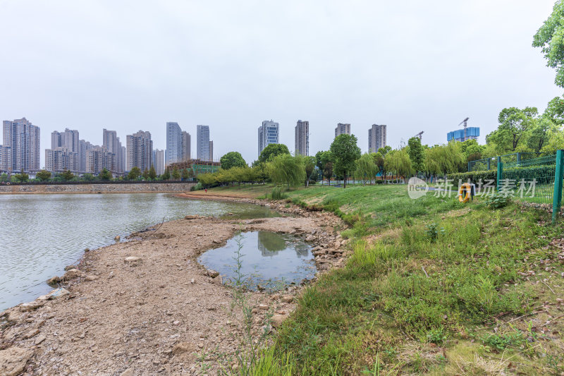 武汉江夏区韵湖湿地公园风景