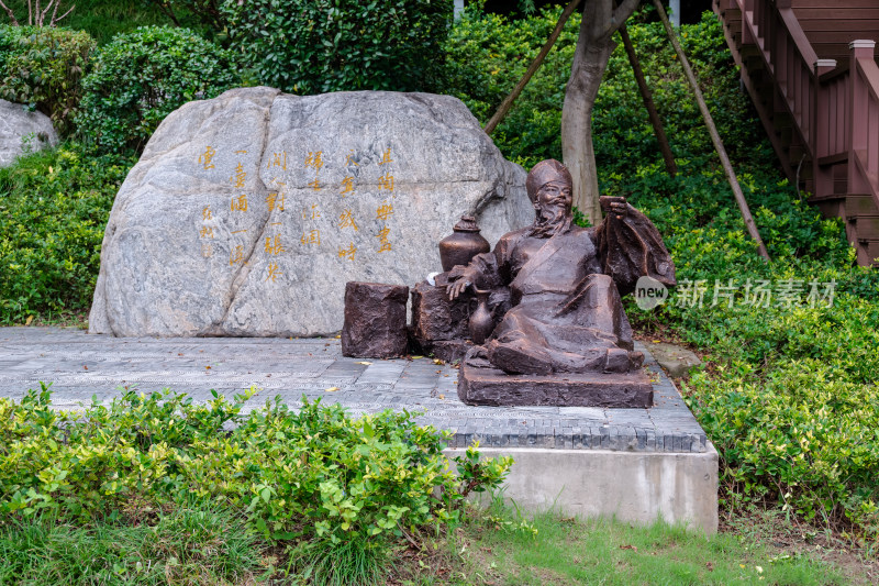 江苏扬州高邮市古文游台园林风景