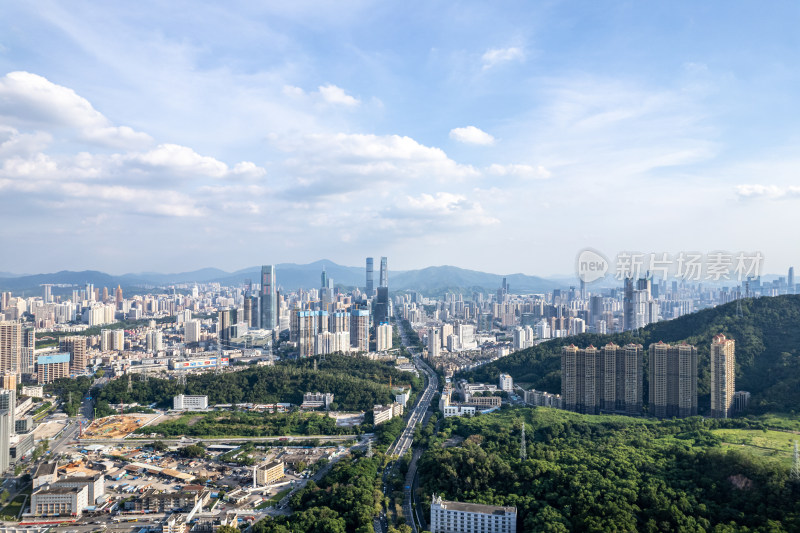 深圳罗湖中心区航拍