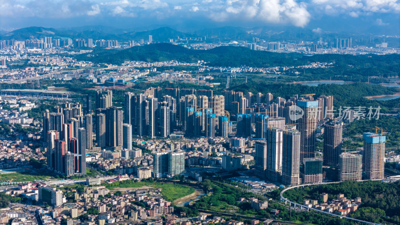 深圳坪山区城市风光