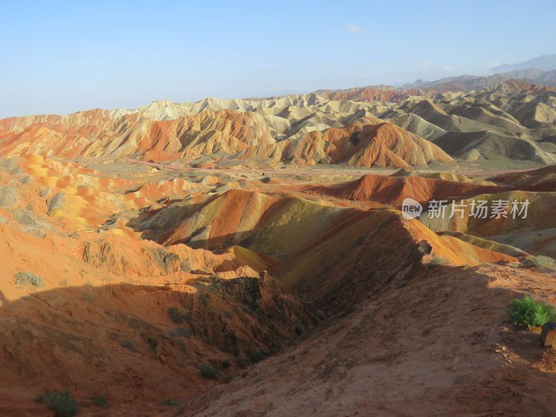 甘肃张掖七彩丹霞风景区旅游风光