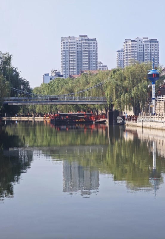 山东济宁古运河东大寺竹竿巷景观