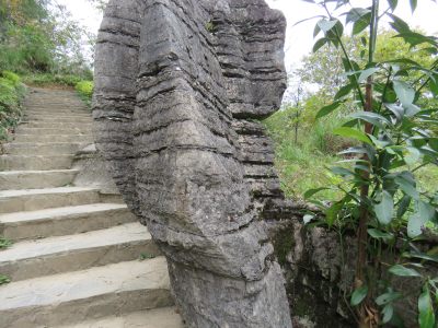 湖北恩施梭布垭石林旅游风光