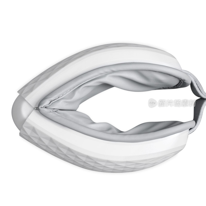 白色头戴式设备特写