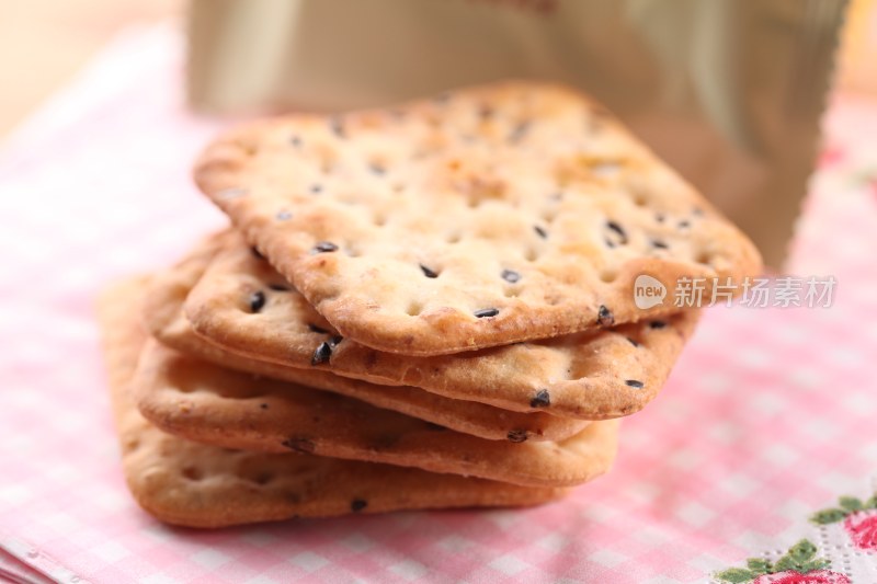 亚麻全麦苏打饼干