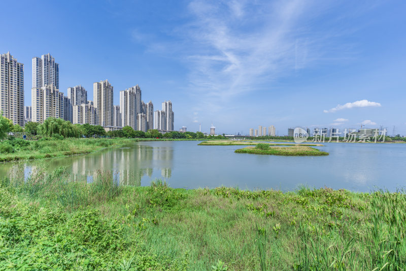 武汉洪山区杨春湖公园风景