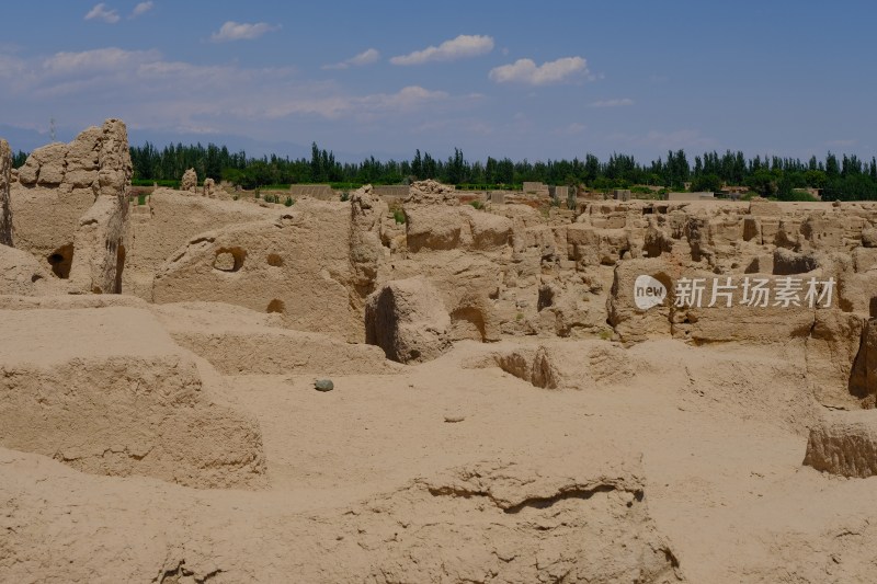 新疆吐鲁番交河故城遗址