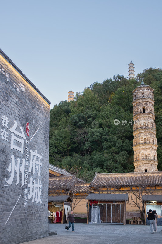 浙江台州府城，紫阳街的网红打卡点