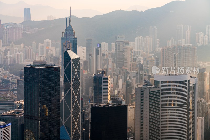 高视角看香港城市景观