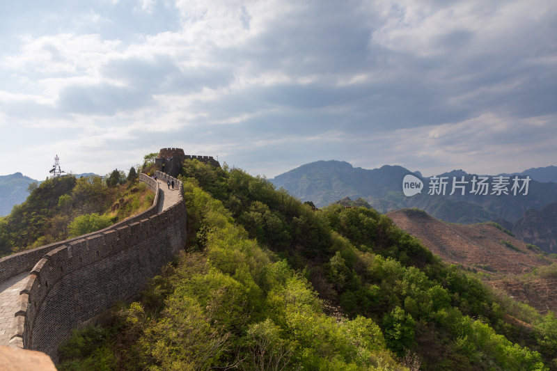 天津蓟县黄崖关长城景区自然风光