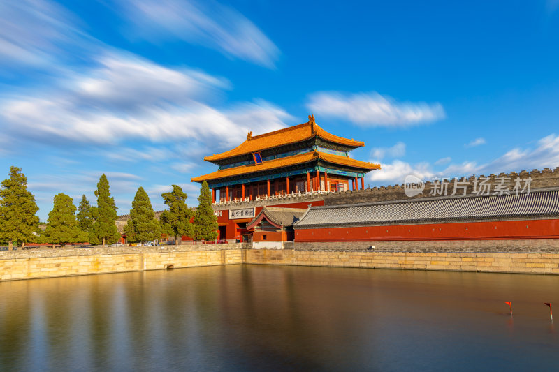 北京故宫博物院外护城河