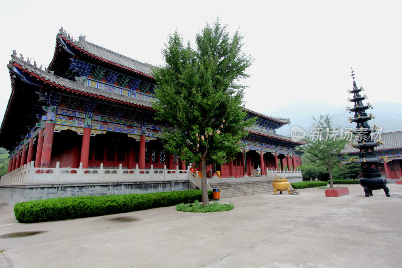 山东著名旅游景点醴泉寺建筑风格