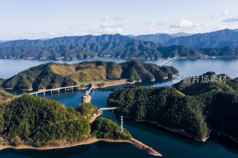 浙江杭州千岛湖航拍