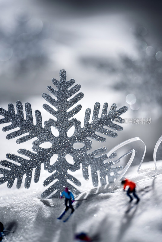 微观滑雪运动