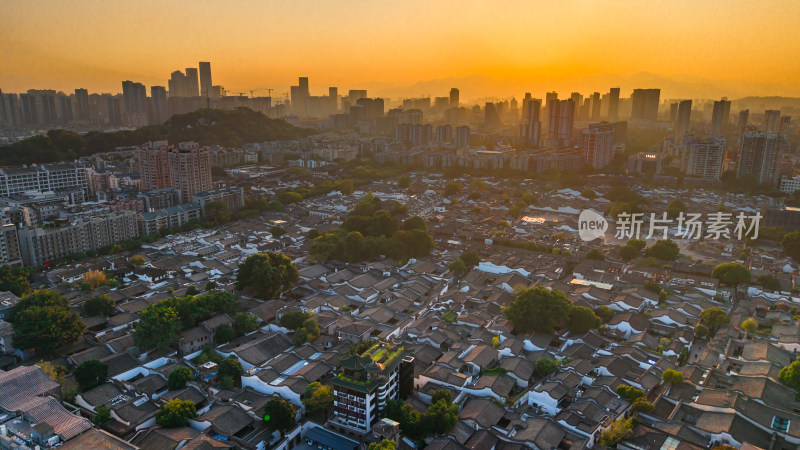 福州三坊七巷古城夕照