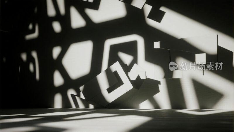 抽象几何光影效果