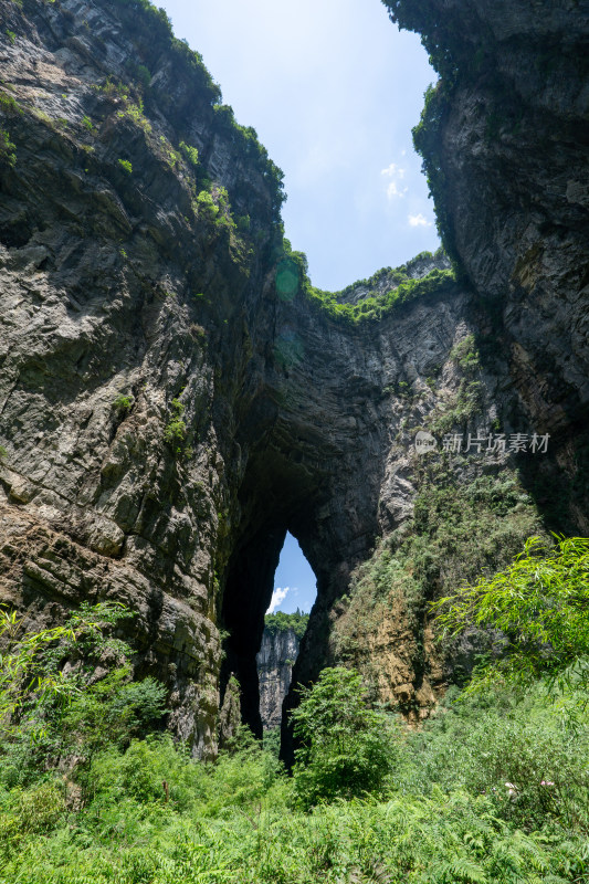 重庆武隆后坪乡天坑群景观