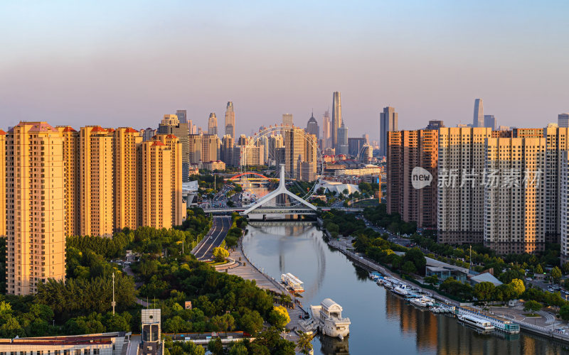 天津地标建筑天津之眼摩天轮