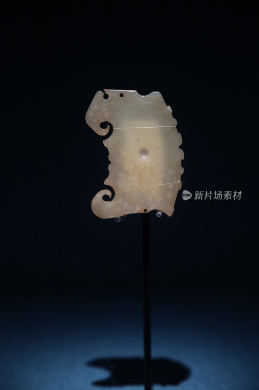 古代玉器玉虎特写