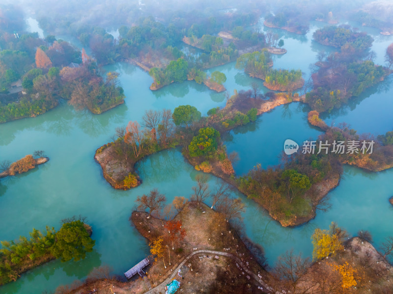 杭州西溪湿地自然风光