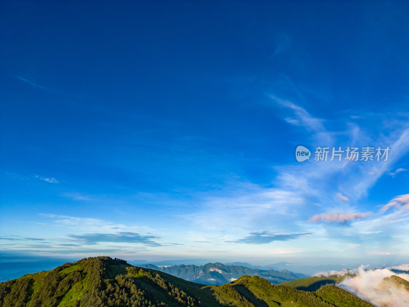 祖国大好河山云海云雾缭绕航拍