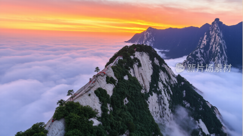 陕西华山美景