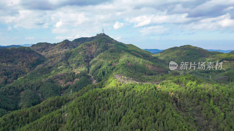 祖国壮丽山河丘陵山川航拍