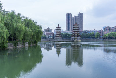 武汉江岸区宝岛公园风景