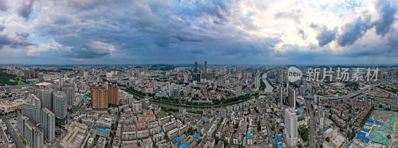 江苏徐州城市风光航拍全景图