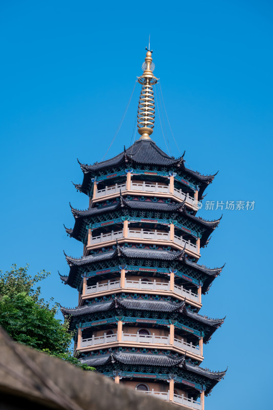 江苏扬州市江都开元寺药师宝塔建筑