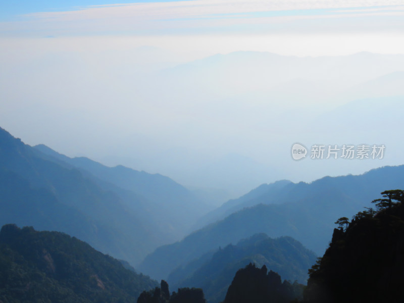 中国安徽黄山旅游风光