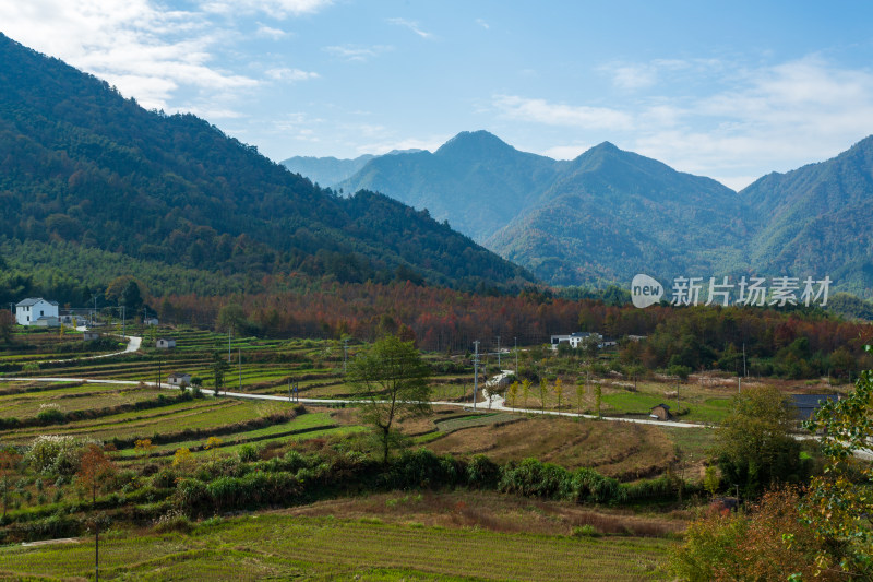 山间田园风光景色