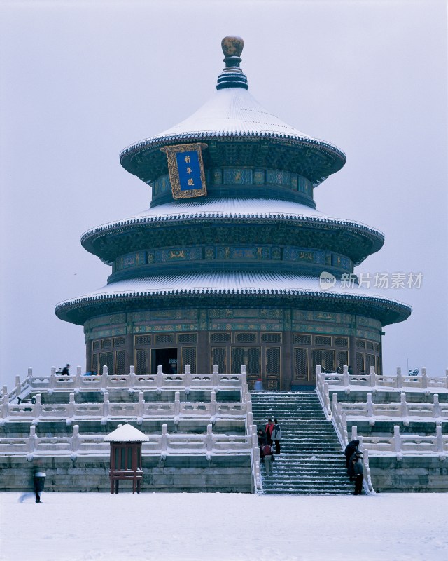 天坛祈年殿雪景