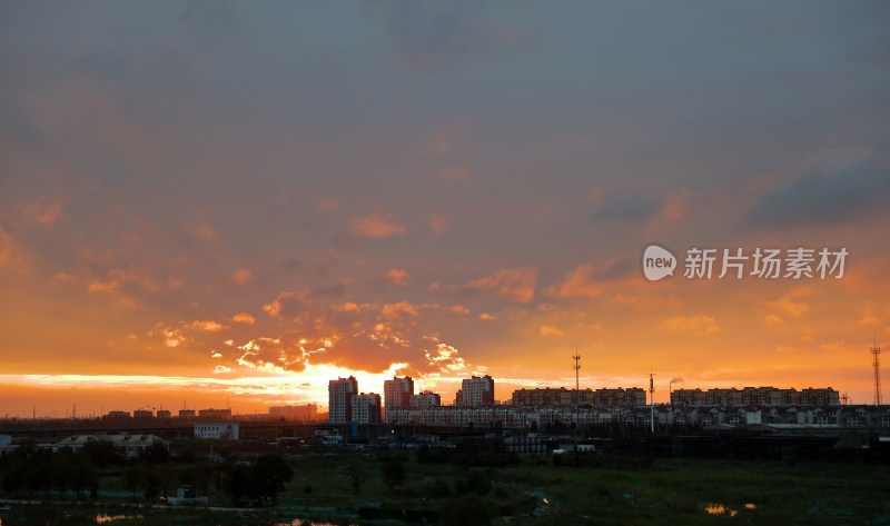 夕阳落日晚霞