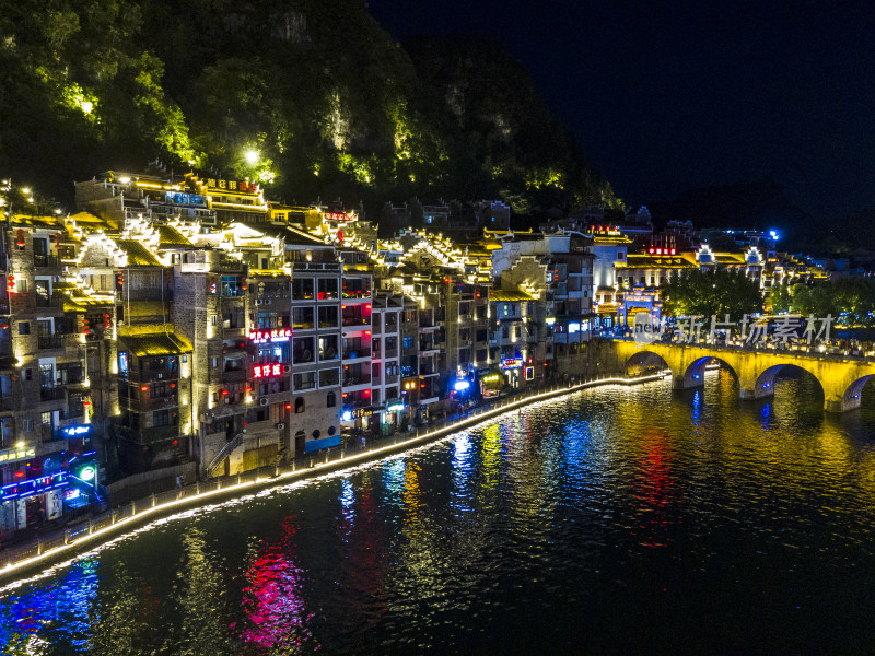 贵州镇远古镇 夜景