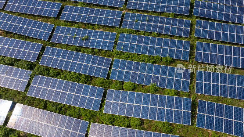 清洁能源太阳能光伏电池板电力新能源