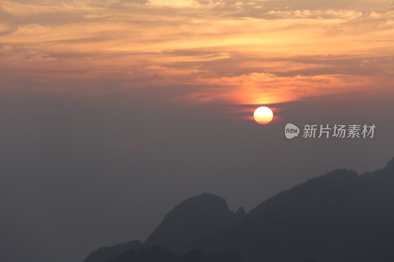 自然风光黄山风景区喀斯特地貌迎客松