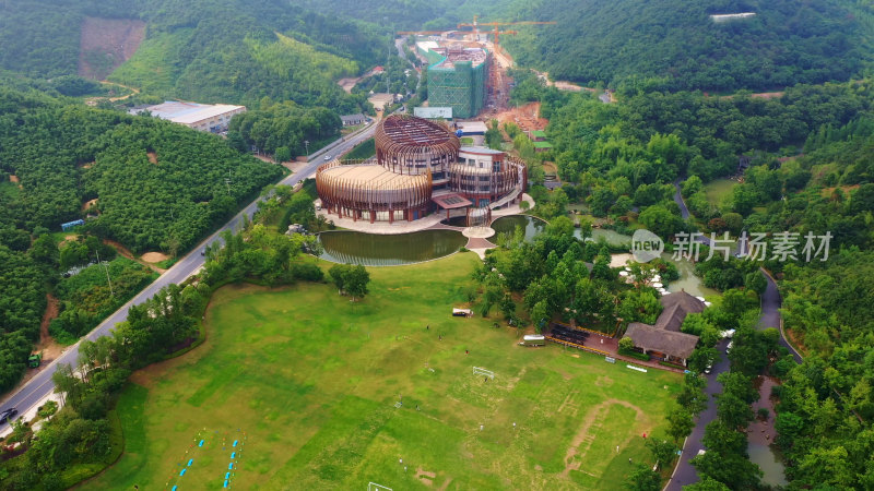 湖州莫干山郡安里度假酒店航拍