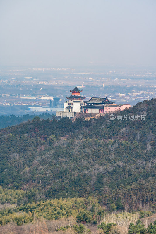 江苏镇江句容茅山风景区秋冬景观