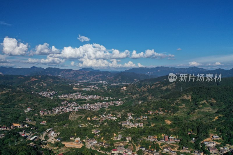 山脉山峰山峦美丽乡村