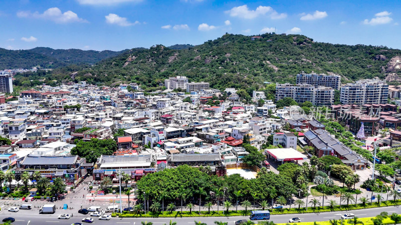 福建厦门曾厝垵旅游景区航拍